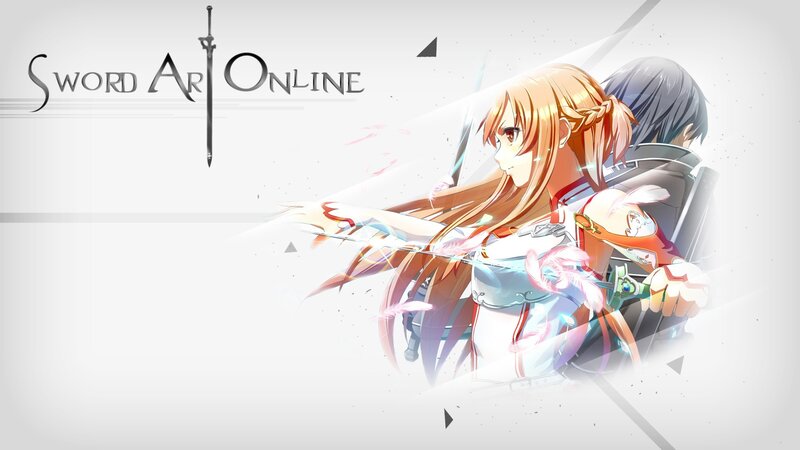 Two Anime Characters — White, Dramatic, Sword, Long Hair, Backpack