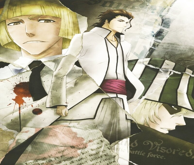 Two Anime Characters — White, Dramatic