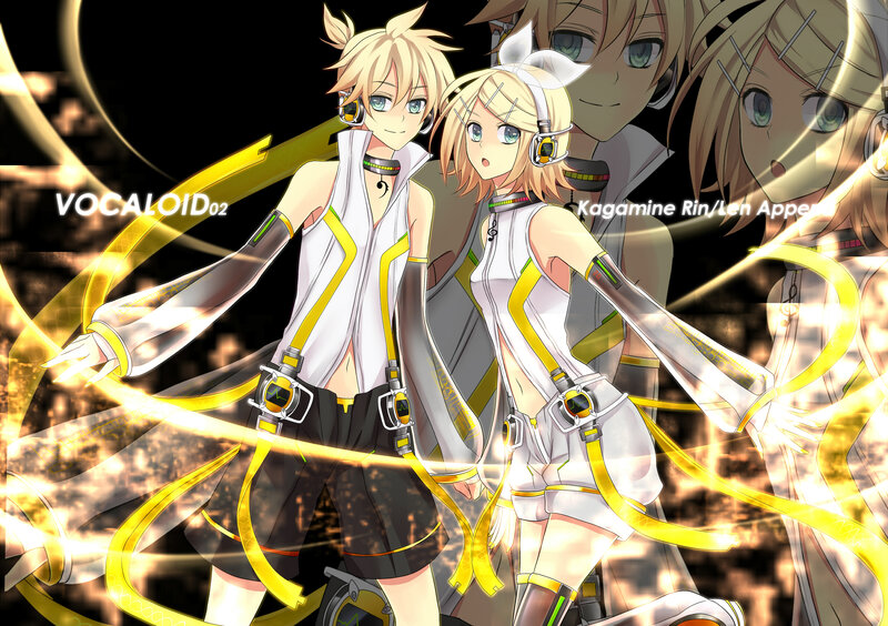 Two Anime Characters — White, Dynamic, Night