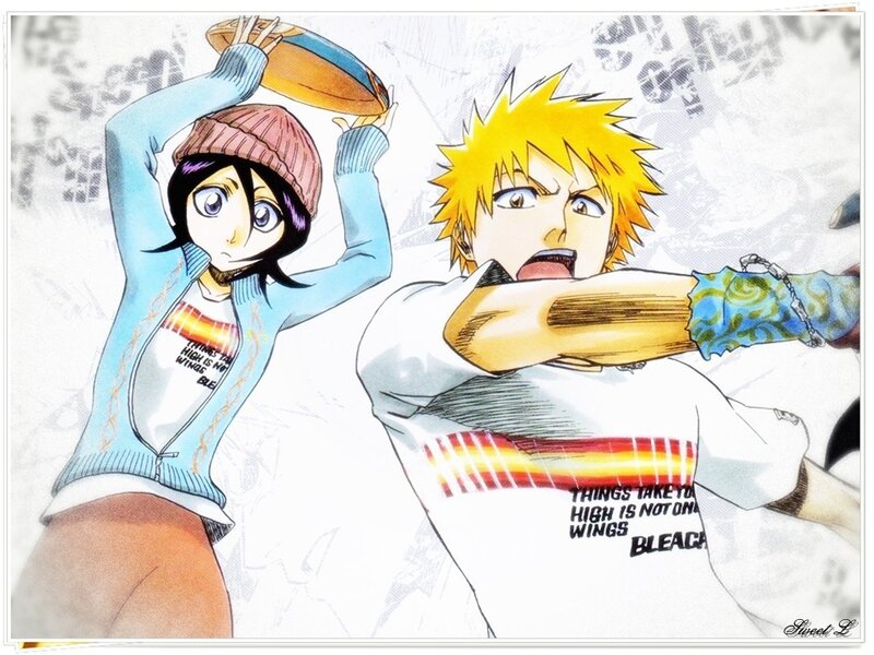 Two Anime Characters — White, Dynamic, T-shirt