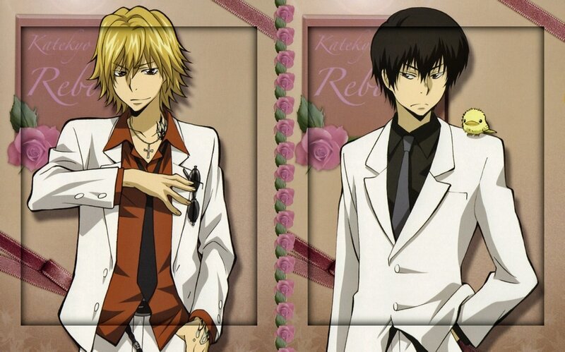Two Anime Characters — White, Formal