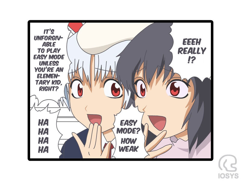Two Anime Characters — White, Humorous