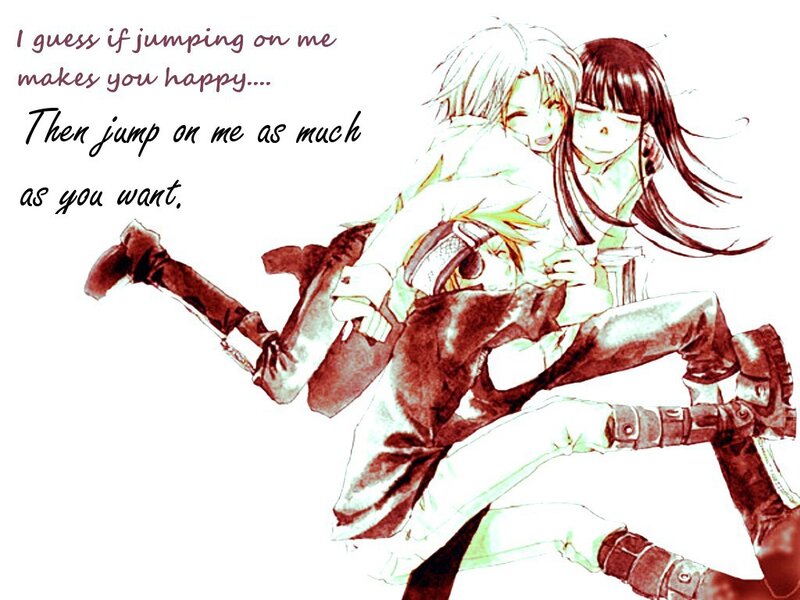 Two Anime Characters — White, Playful, Manga