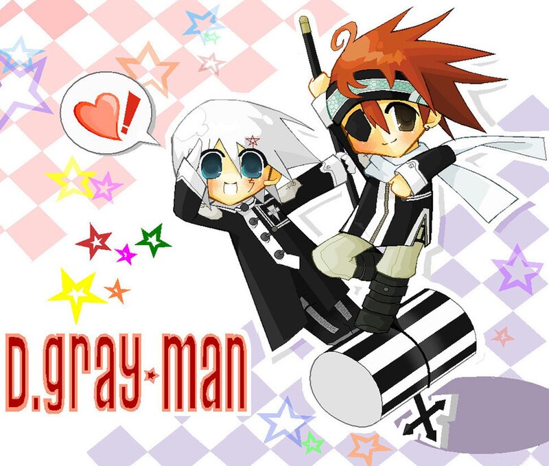 Two Anime Characters — White, Playful, Stars