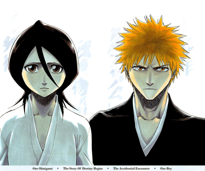 Two Anime Characters — White, Serious