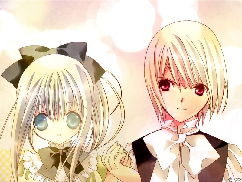 Two Anime Characters — White, Soft