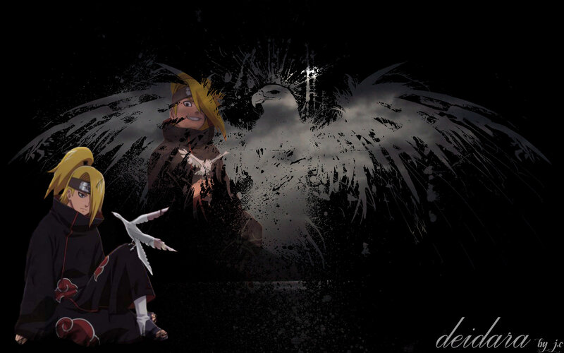 Two Anime Characters with Bird