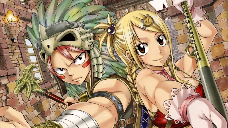 Two Anime Characters — Yellow, Adventurous