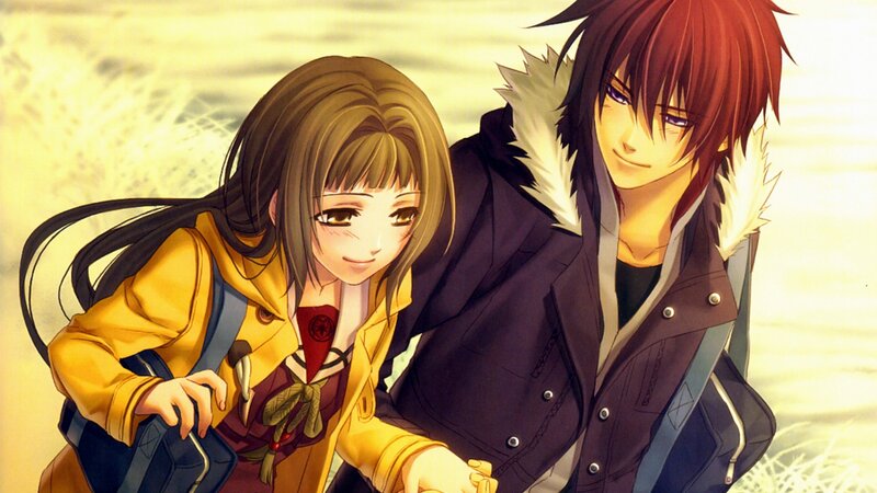 Two Anime Characters — Yellow, Calm, Afternoon