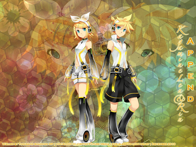Two Anime Characters — Yellow, Calm