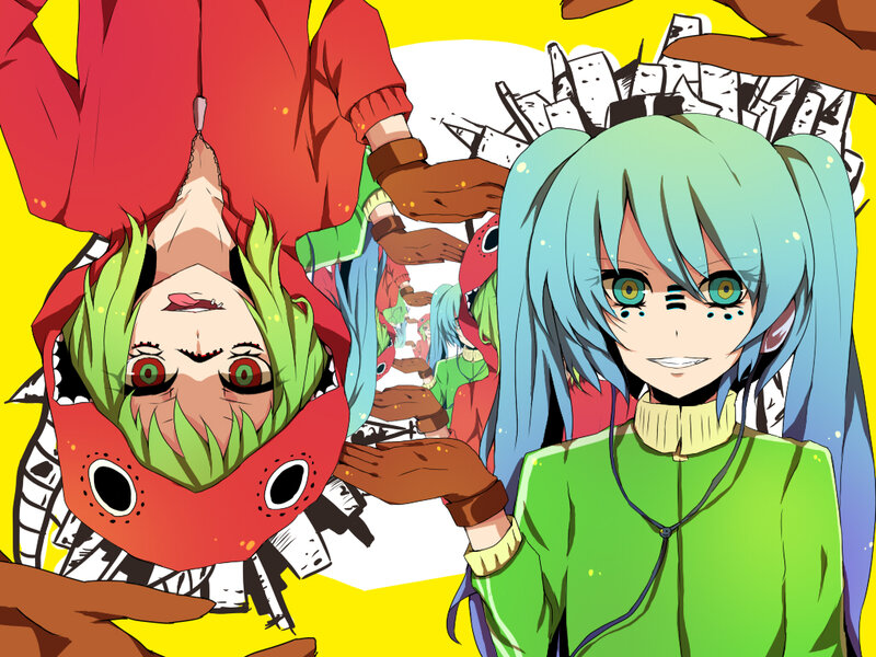 Two Anime Characters — Yellow, Chaotic