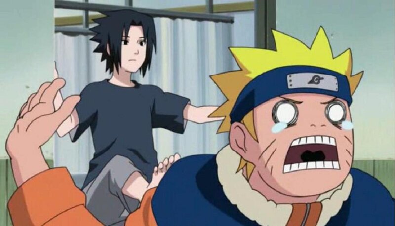 Two Anime Characters — Yellow, Dramatic, Character