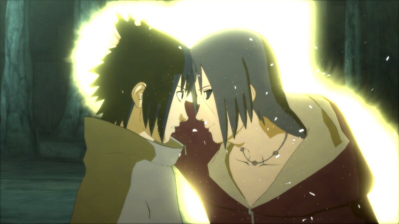Two Anime Characters — Yellow, Dramatic, Light Effect