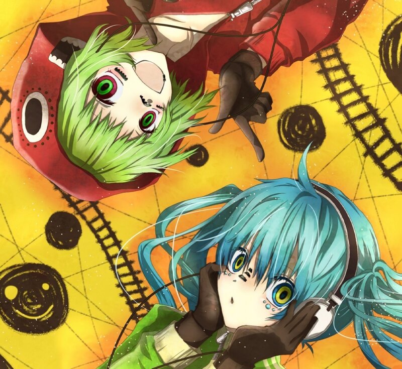Two Anime Characters — Yellow, Dreamy