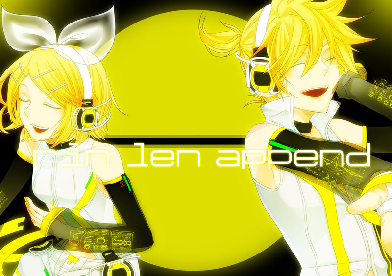 Two Anime Characters — Yellow, Energetic, Headphones