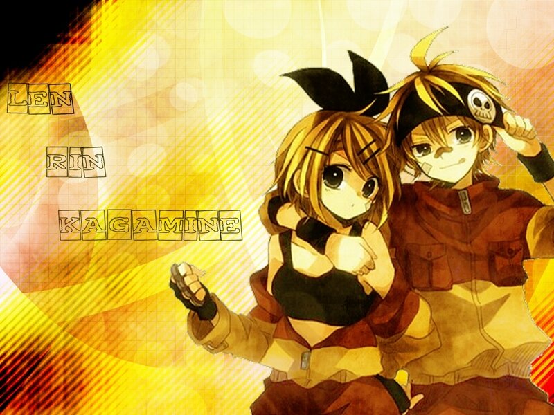 Two Anime Characters — Yellow, Energetic, Manga