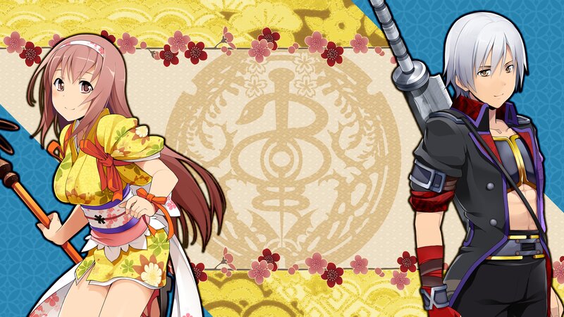 Two Anime Characters — Yellow, Festive, Spring