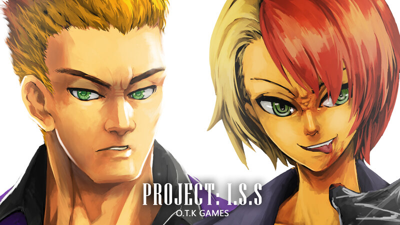Two Anime Characters — Yellow, Intense, Green Eyes