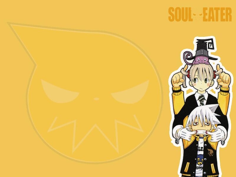Two Anime Characters — Yellow, Playful, Character