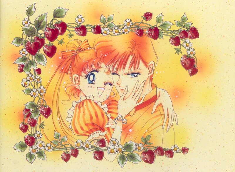 Two Anime Characters — Yellow, Romantic