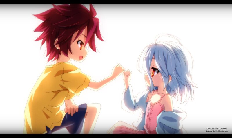Two Anime Characters — Yellow, Sentimental, Childhood Memory