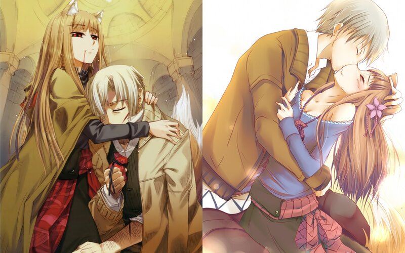 Two Anime Couples — Yellow