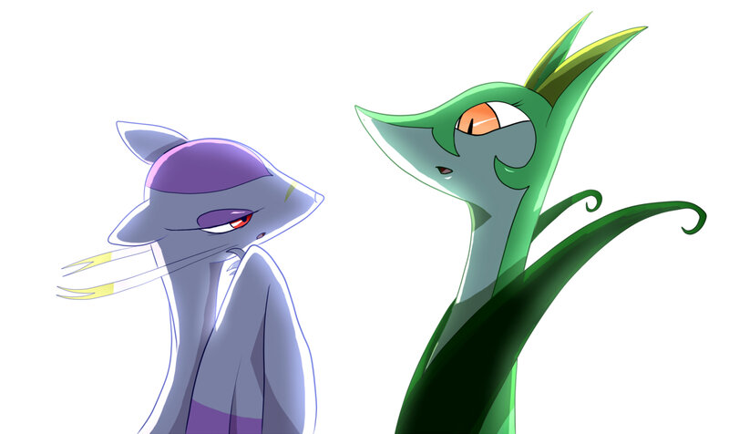 Two Anime Creatures