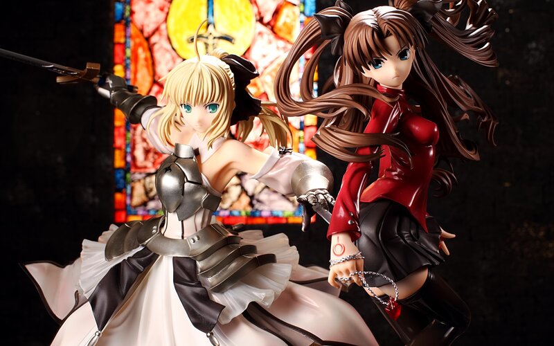 Two Anime Figurines