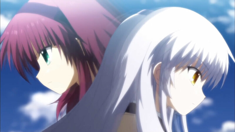 Two Anime Girls — Blue, Calm, Afternoon, Sky