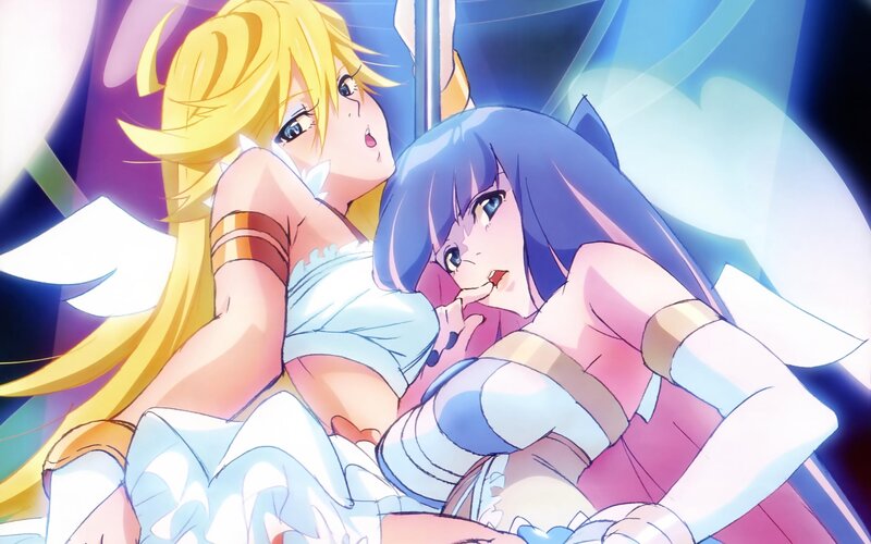 Two Anime Girls — Blue, Dramatic