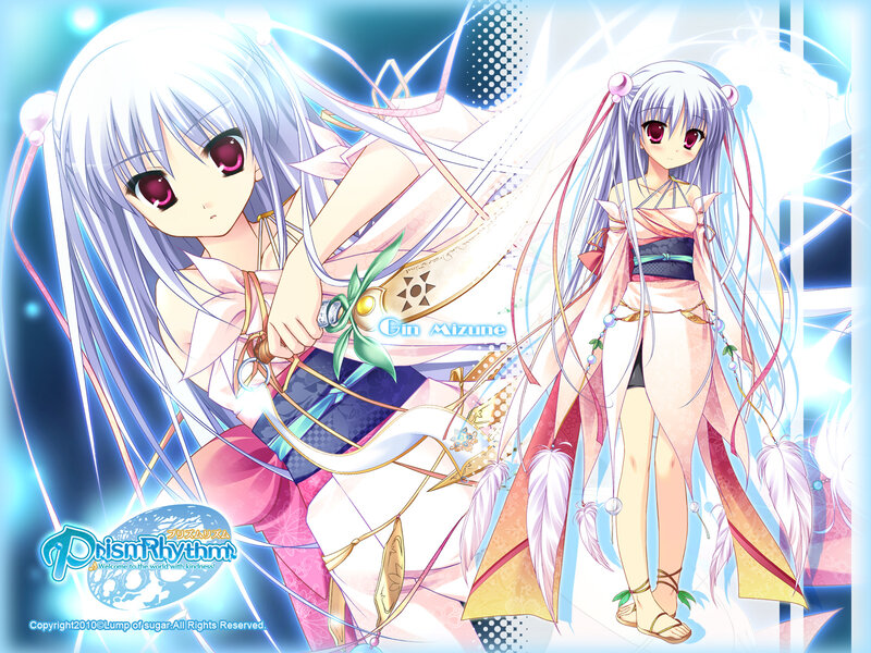 Two Anime Girls — Blue, Fantasy