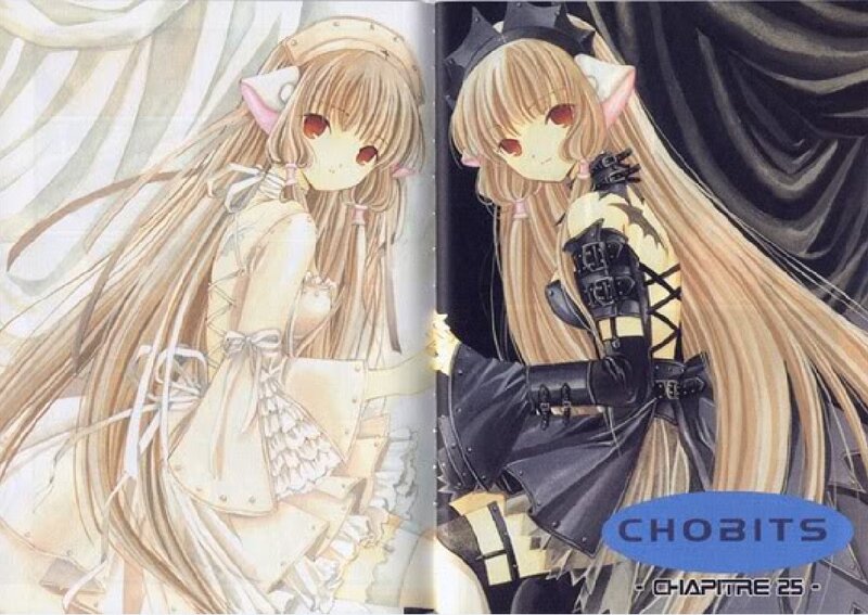 Two Anime Girls — Brown, Dramatic, Manga