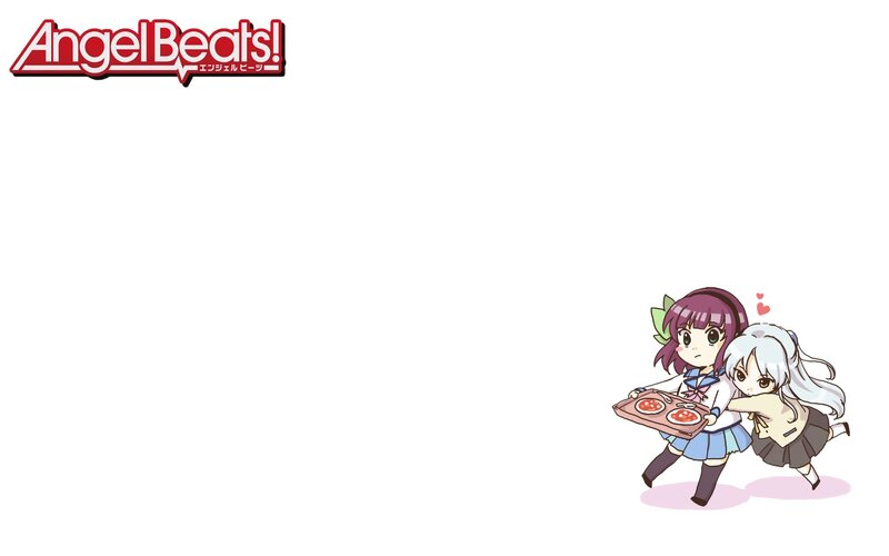 Two Anime Girls Carrying Pizza