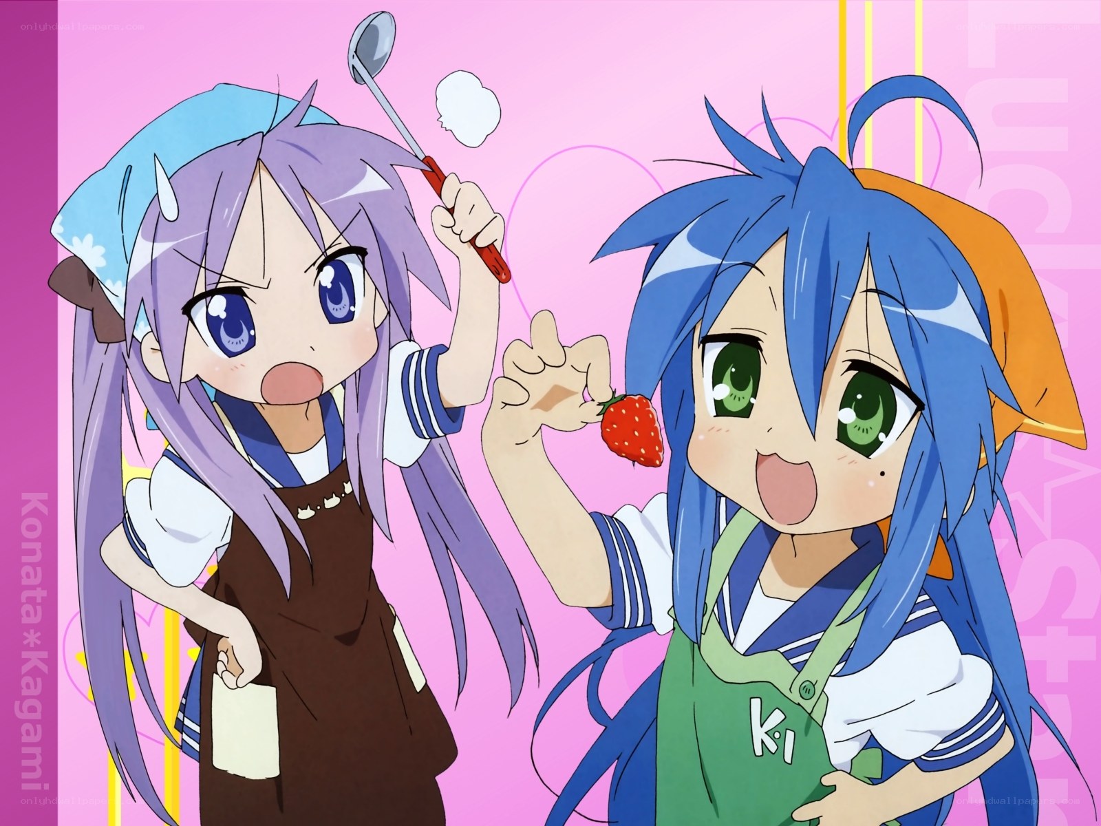 Two anime girls cooking