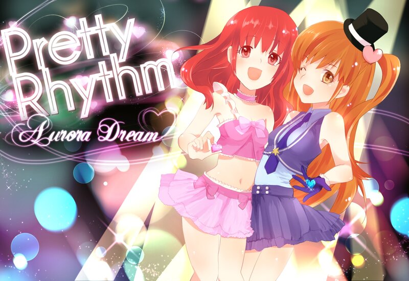 Two Anime Girls Dancing — Pink, Energetic, Top Hat