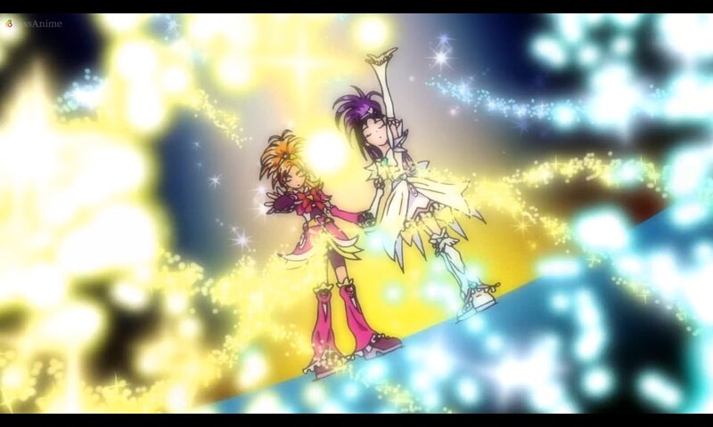 Two Anime Girls Dancing — Yellow, Magical