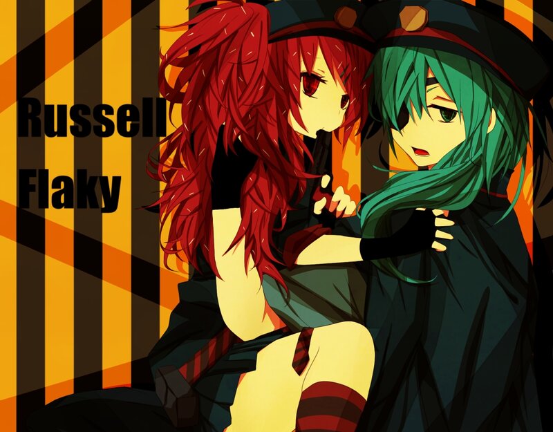 Two Anime Girls Embracing — Red, Dramatic, Digital Art