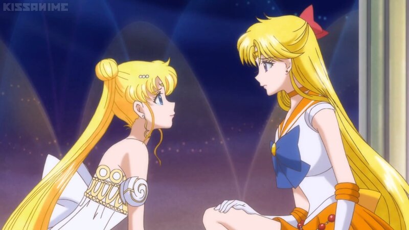 Two Anime Girls Facing — Yellow