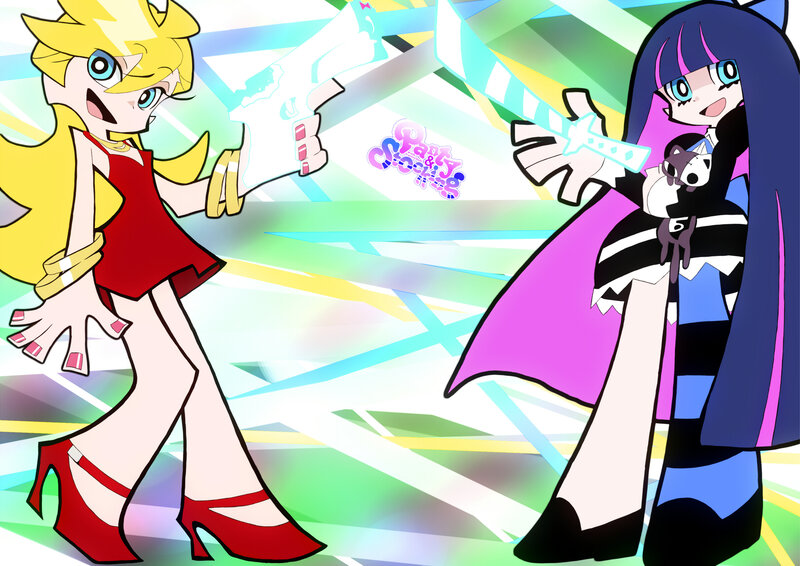 Two Anime Girls Fighting — Yellow