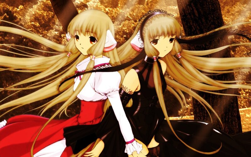 Two Anime Girls — Gold, Dramatic