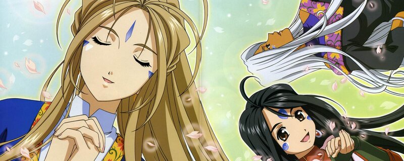 Two Anime Girls — Gold, Serene
