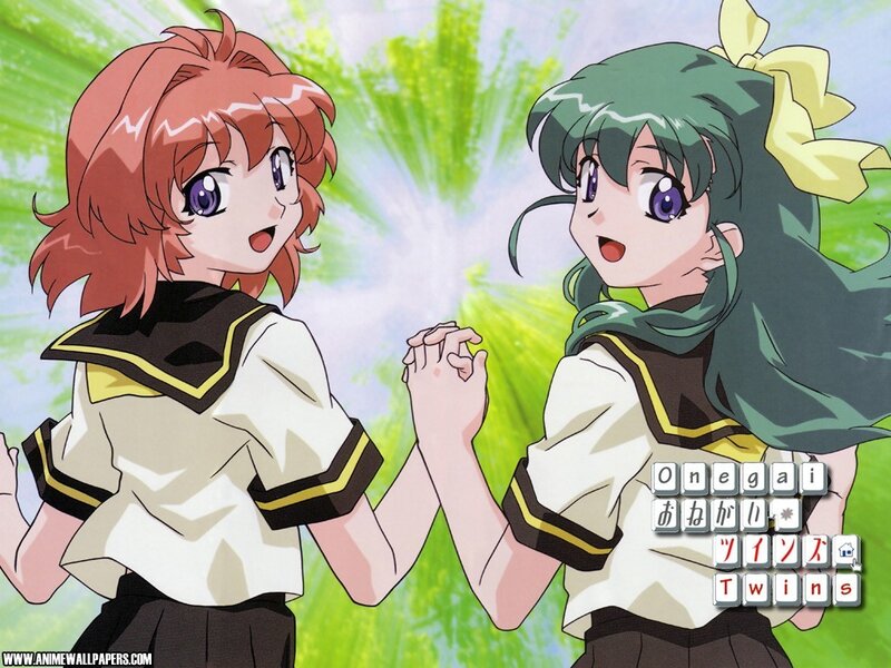 Two anime girls holding hands