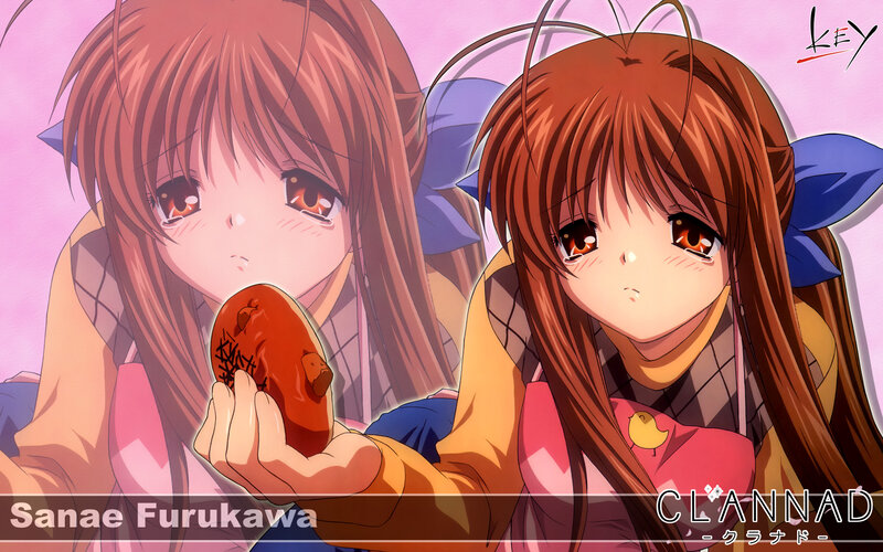 Two Anime Girls Holding Object