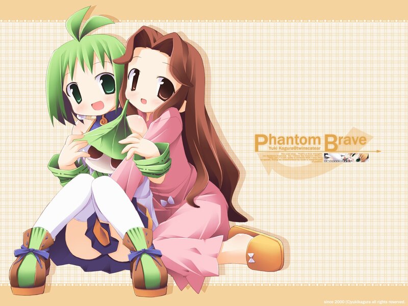 Two anime girls hugging
