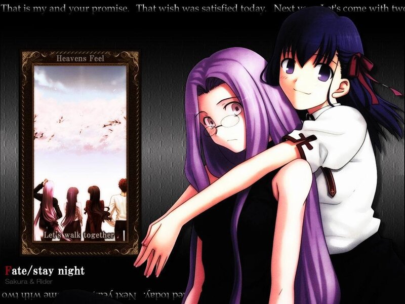 Two Anime Girls Hugging — Purple, Sentimental