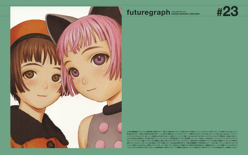 two anime girls illustration