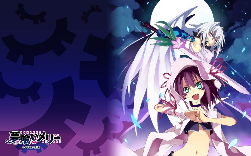Two Anime Girls in Action — Purple