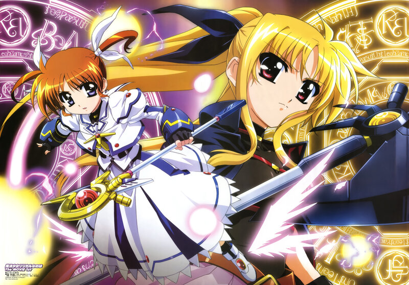 Two Anime Girls in Battle — Yellow