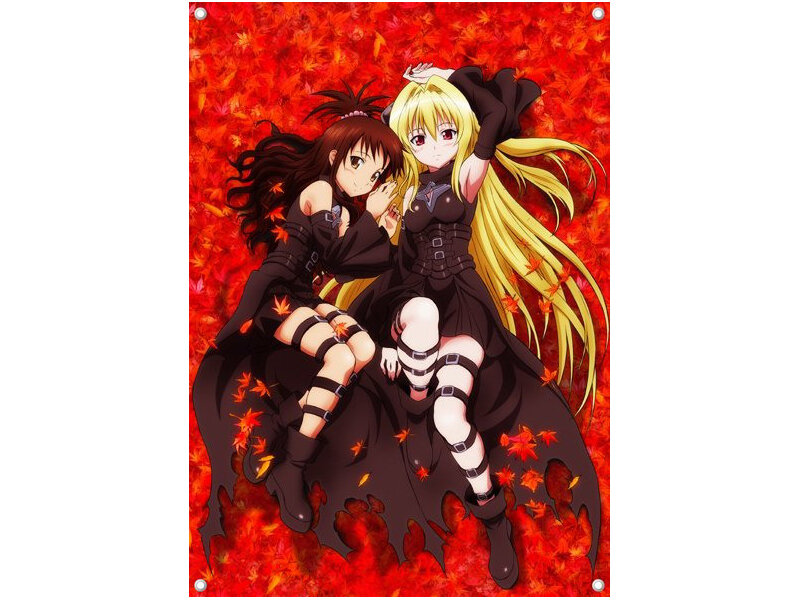 Two Anime Girls in Black