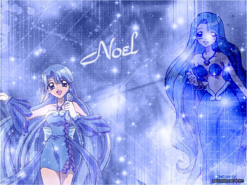Two Anime Girls in Blue — Dreamy